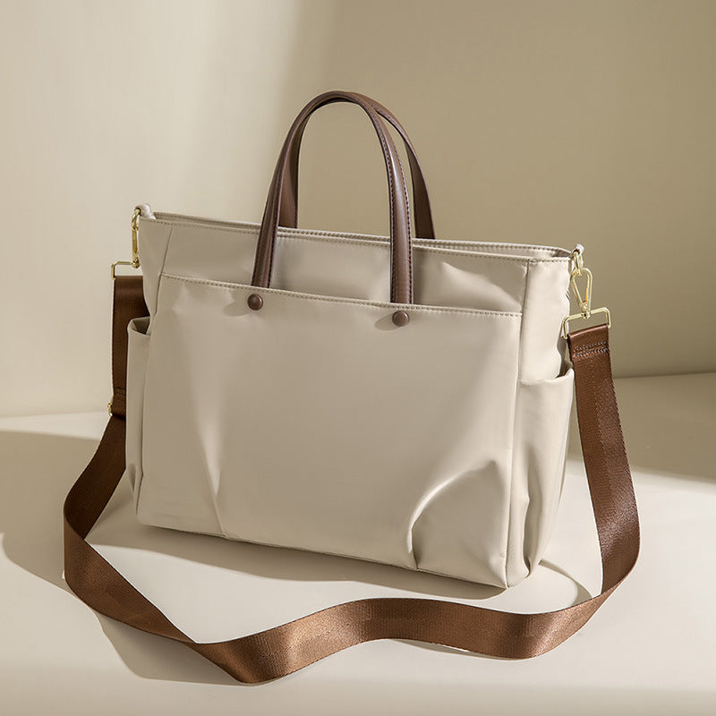 Oxford Cloth Women's Shoulder Tote