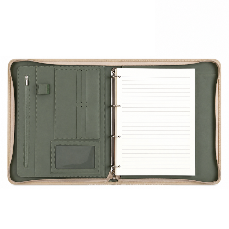 A4 Pro Business Leather Folder Bag