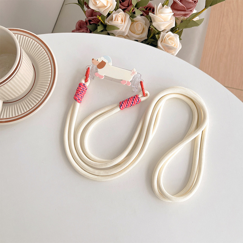 Cute Puppy Phone Charm Holder