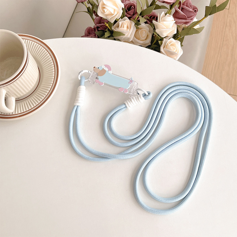Cute Puppy Phone Charm Holder