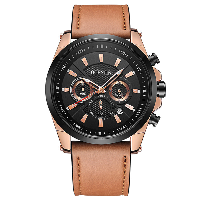 Atlas Executive Leather Men’s Watch