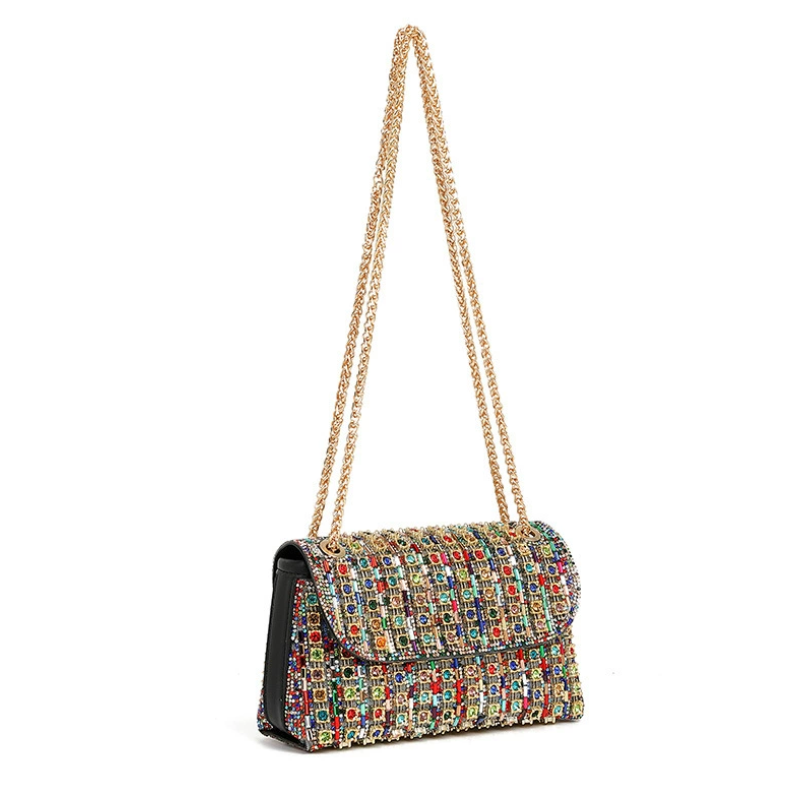 Women's Radiant Rhinestone Shoulder Bag