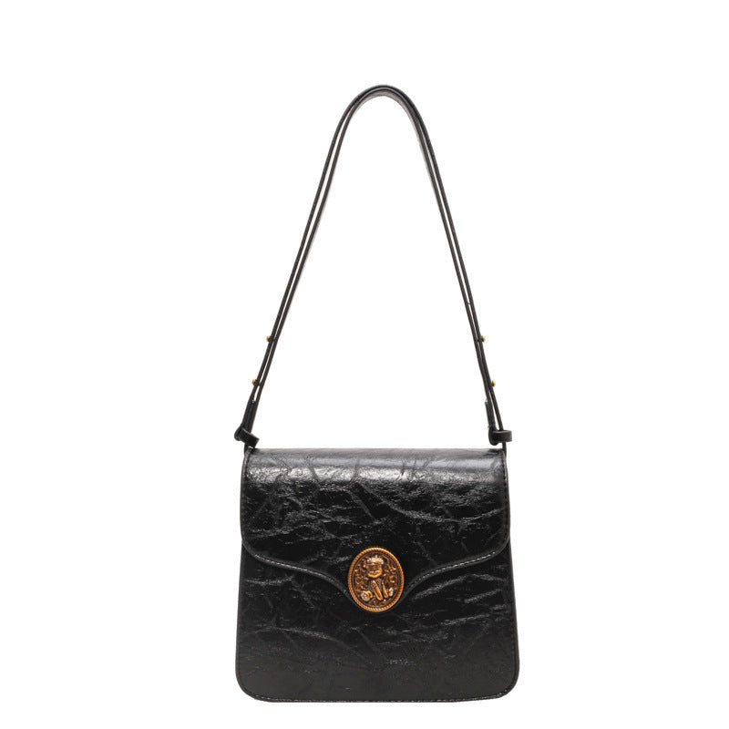 Retro PU Leather Mini Crossbody Shoulder Square Bag