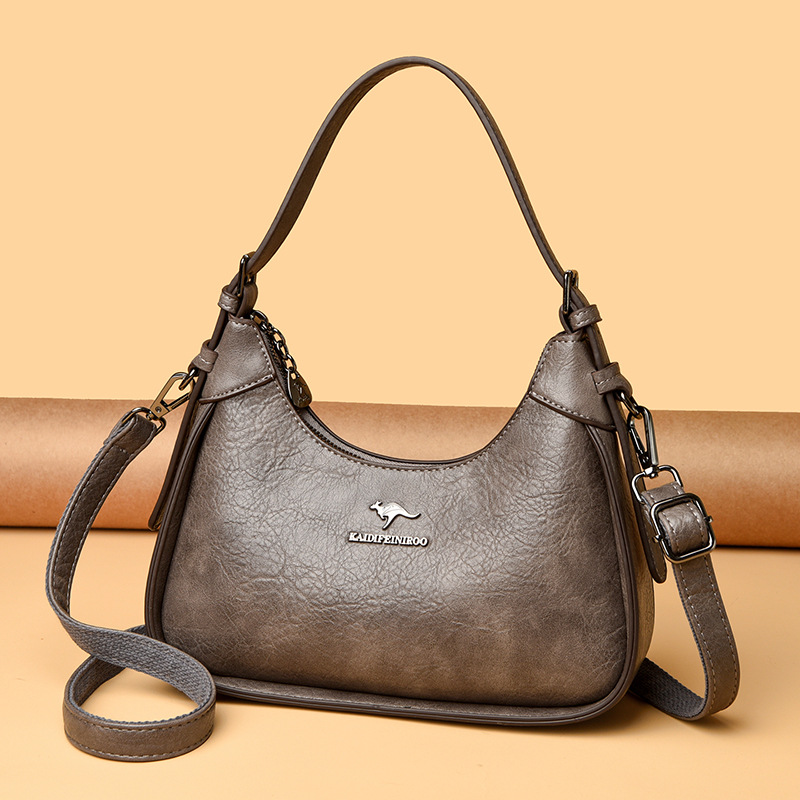 Women's Curved Hobo Shoulder Bag