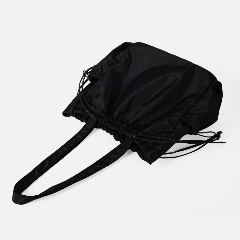 Pleat Draw Carry Shoulder Bag