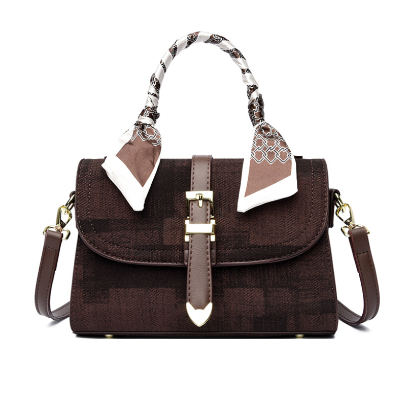 Vintage Scarf Luxe Handbag