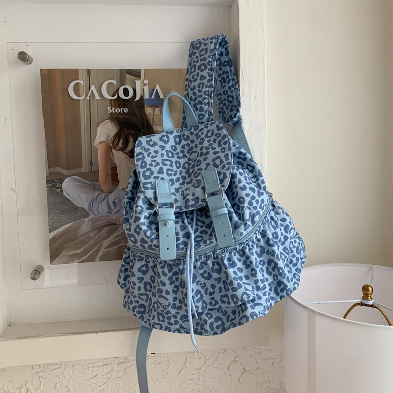 Korean Polka Dot Girls’ Backpack