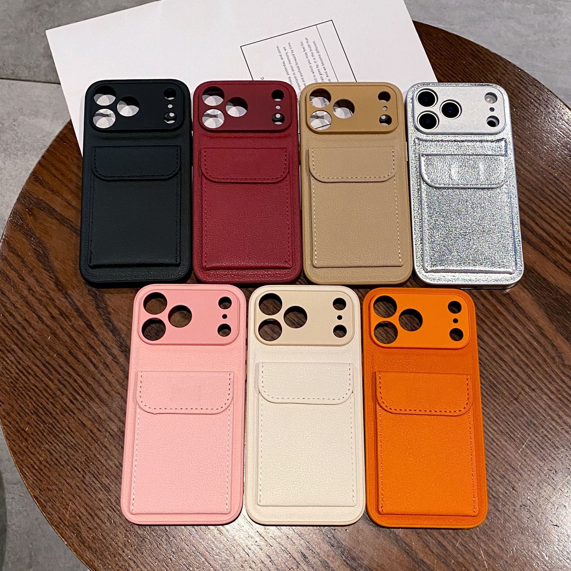Luxe Pocket Card Holder iPhone Case