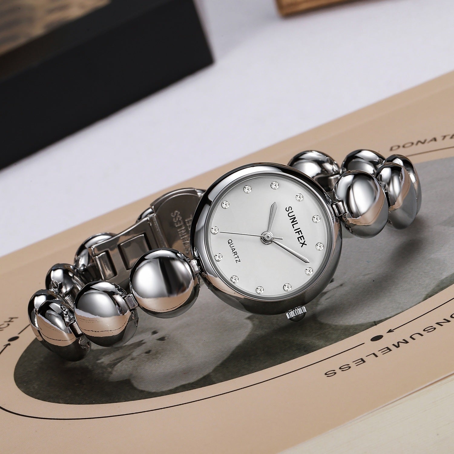 Golden Bean Bracelet Women’s Watch