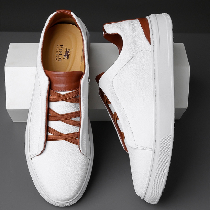 Comfort Core White Low Top Sneakers