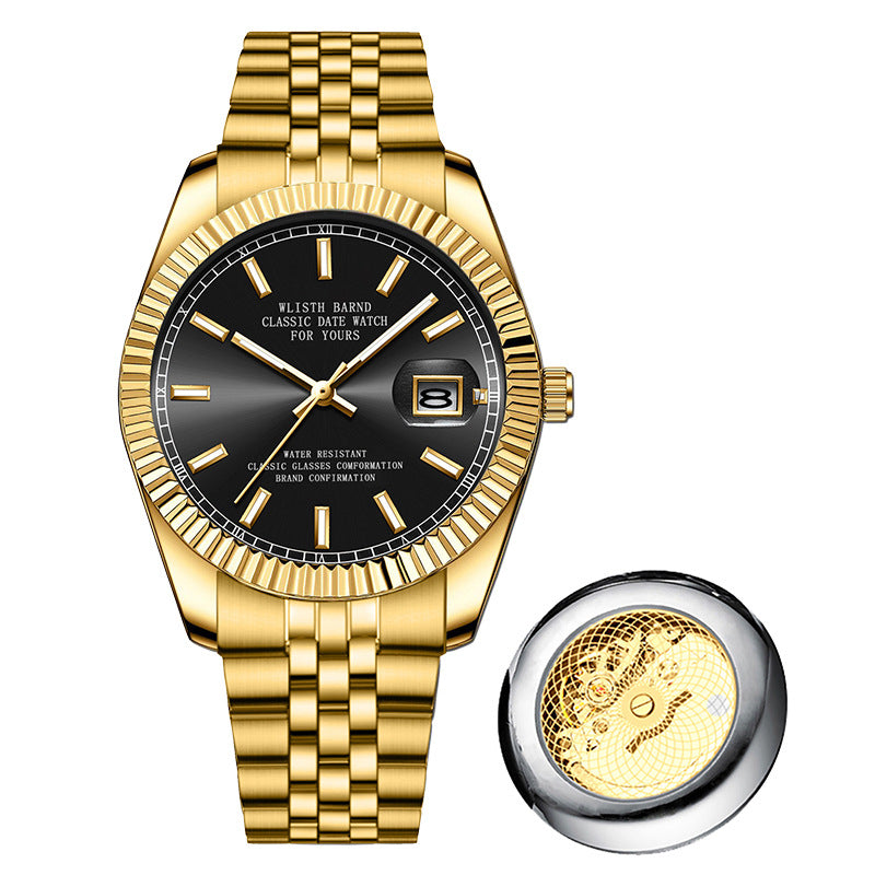 Gold Date Classic Watch