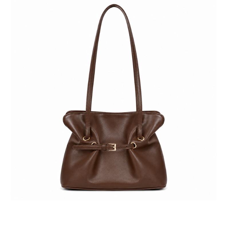 Cloud Luxe Pleated Shoulder Bag