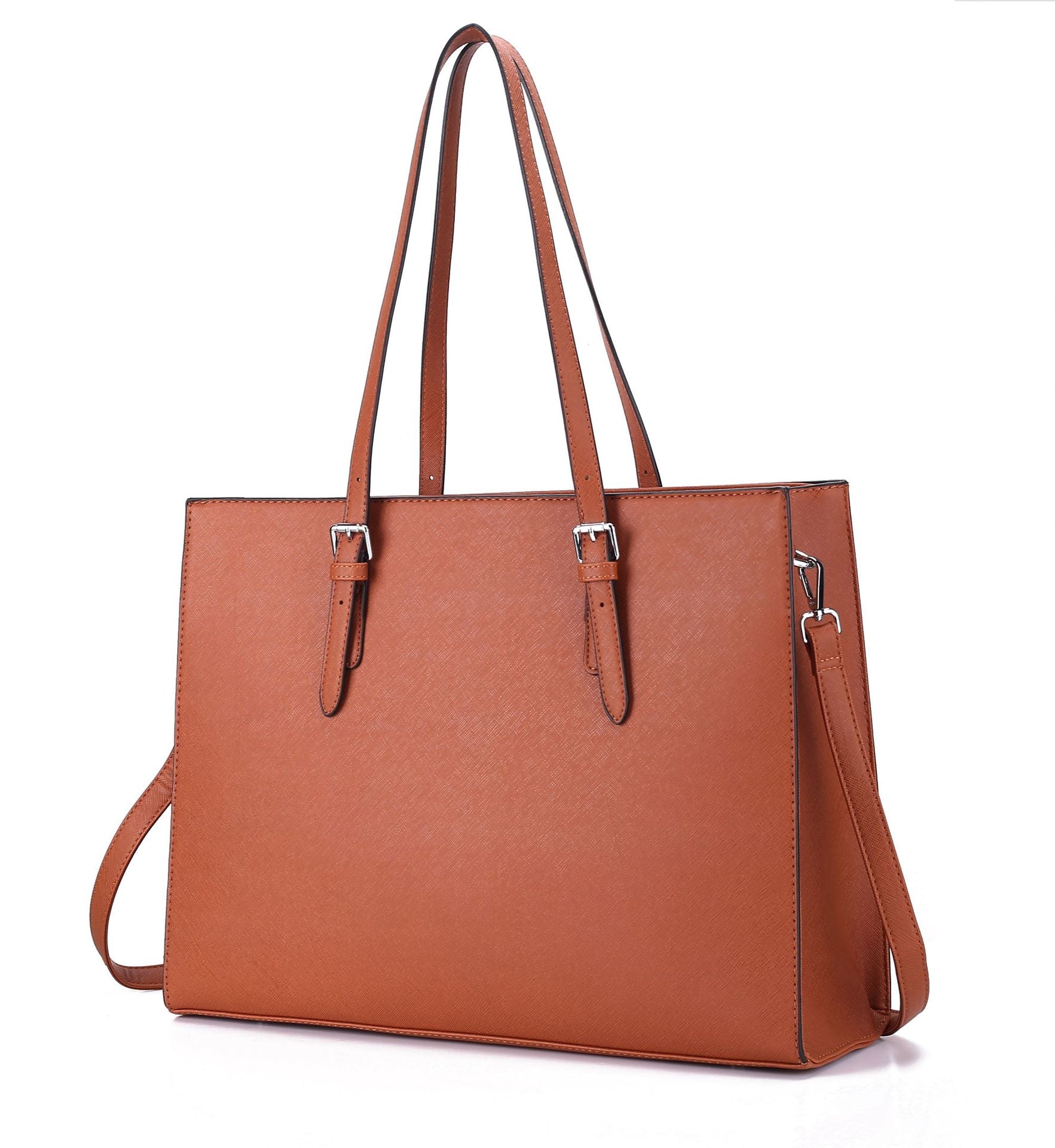 European Style PU Leather Business Laptop Tote Bag