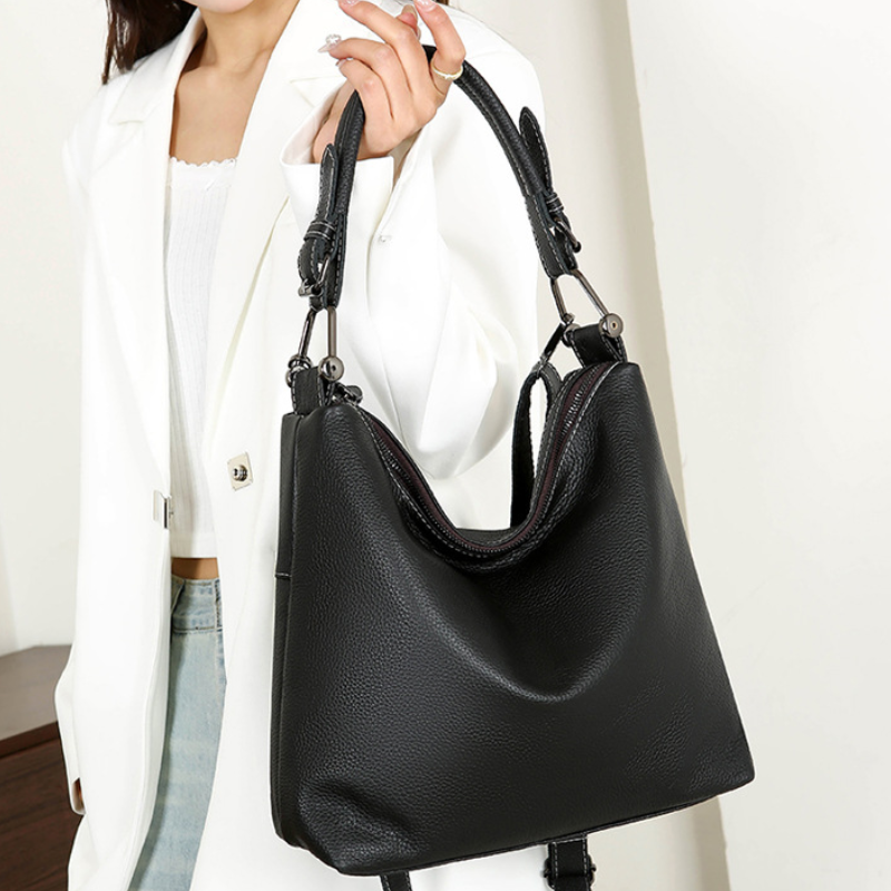 Cowhide Classic Shoulder Bag