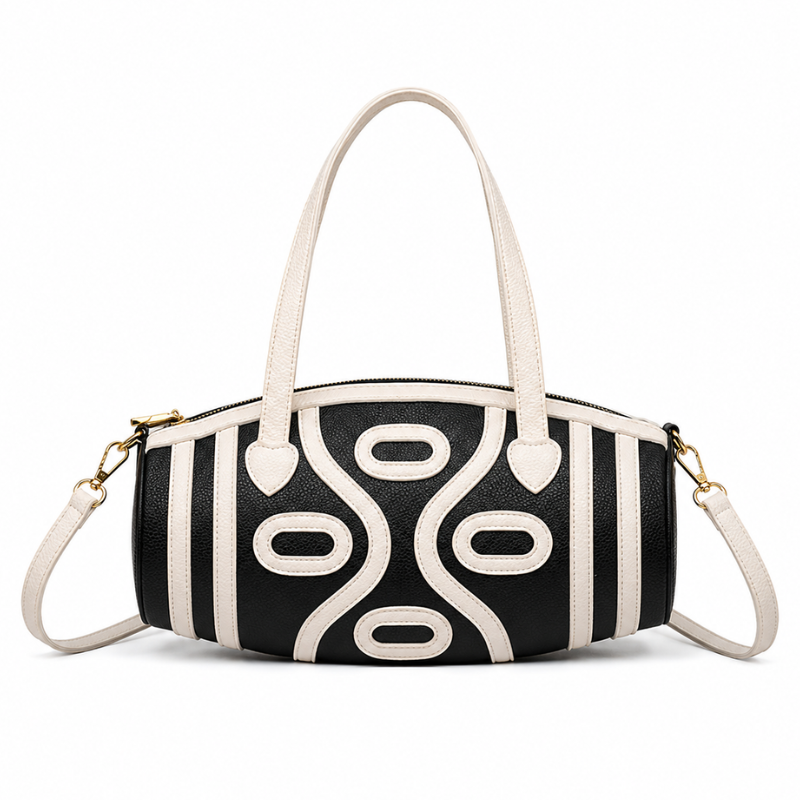 French Luxe Barrel Shoulder Bag