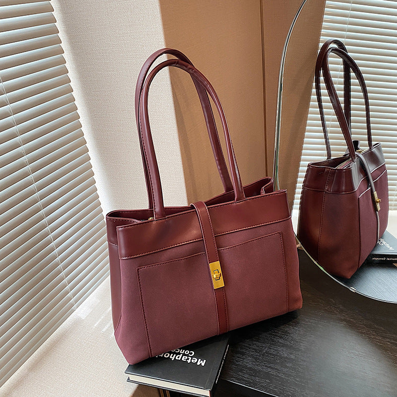 Winter Large Capacity Commuter Tote Bag