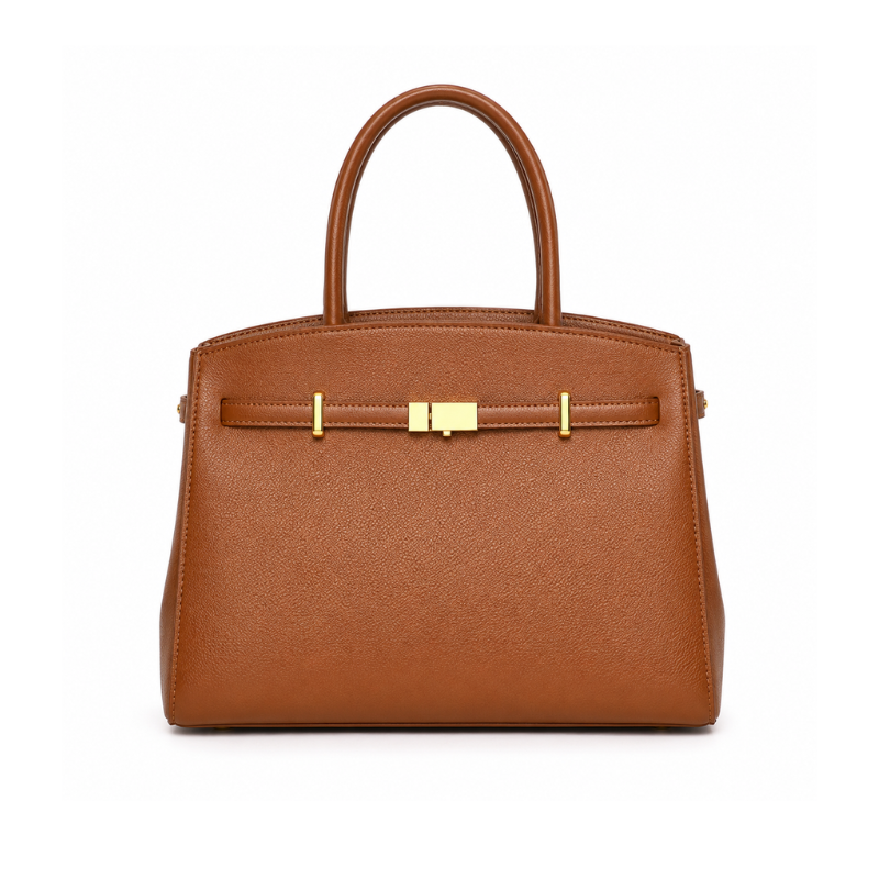 Zareva Luxe Structured Top Handle Handbag