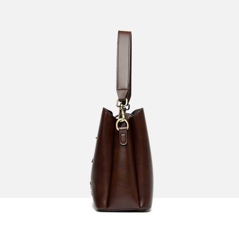 Veloura Lock Shoulder Bag