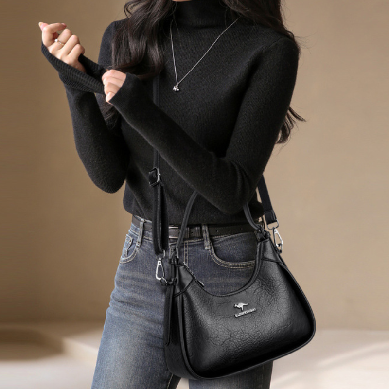 Women's Curved Hobo Shoulder Bag