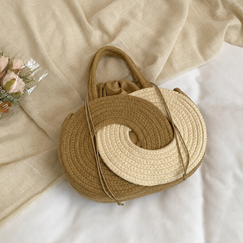 Spiral Weave Summer Handbag