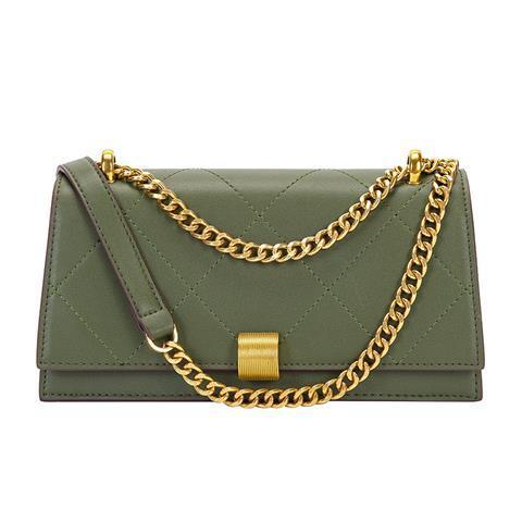 Autumn Embroidered Diamond Chain Small Square Bag