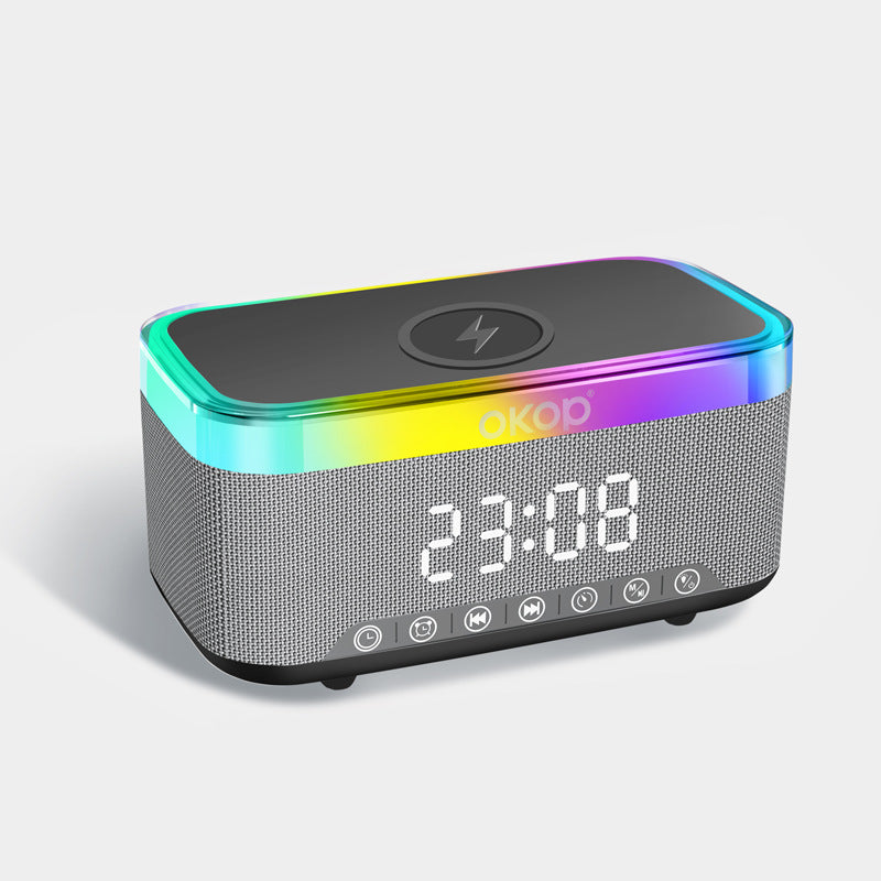 15W Wireless Charging Alarm Clock Speaker