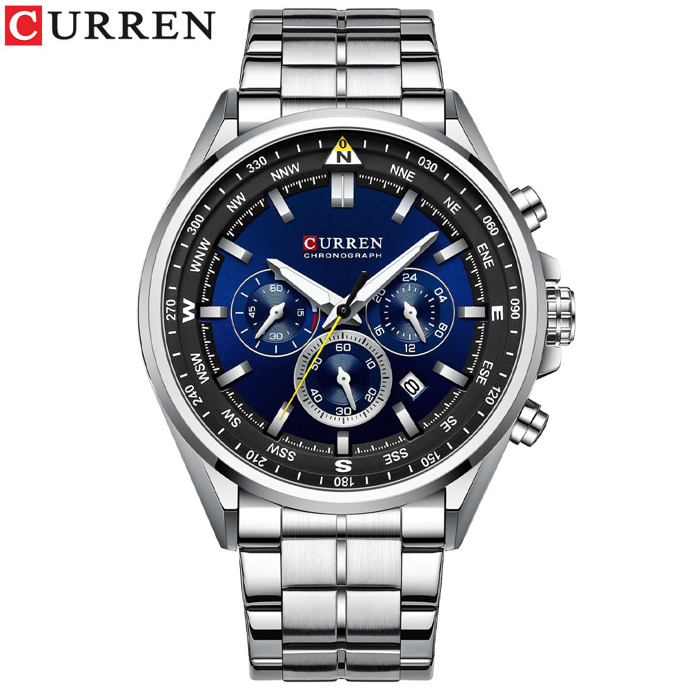 Orion Prestige Calendar Stainless Steel Men’s Watch