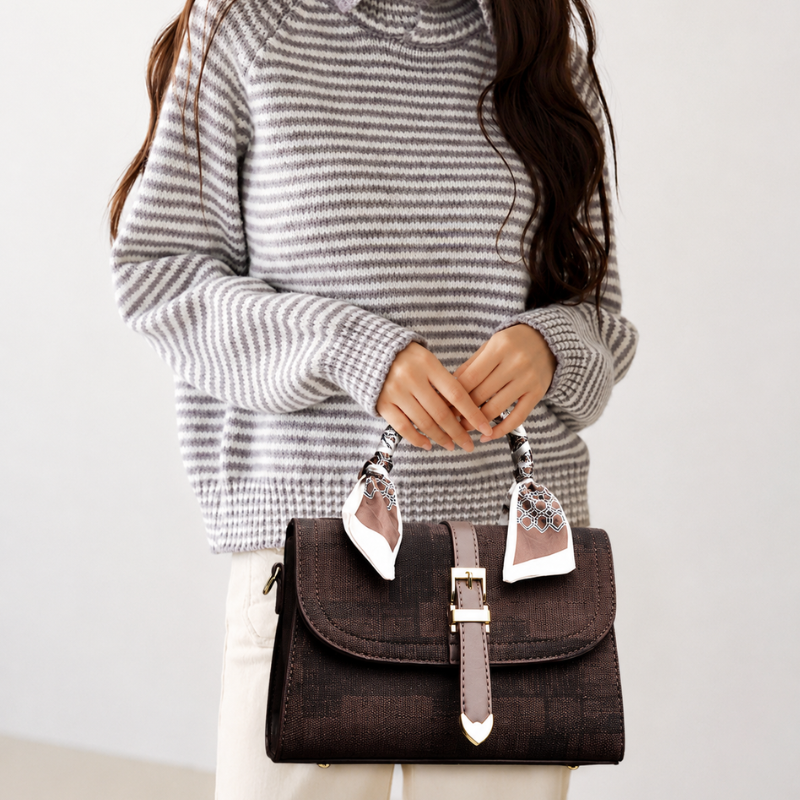 Vintage Scarf Luxe Handbag