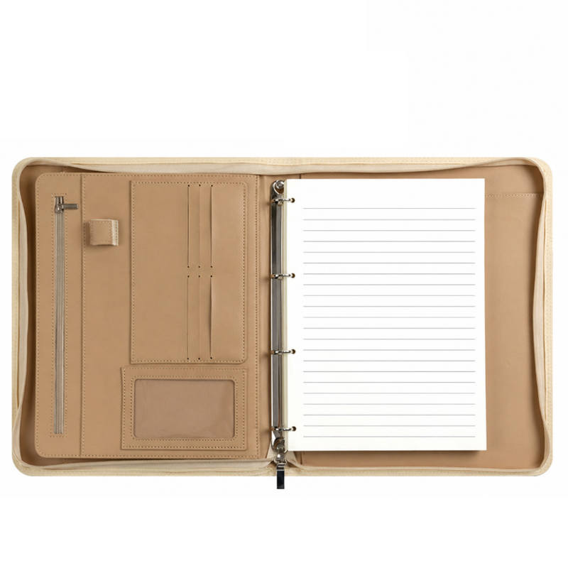 A4 Pro Business Leather Folder Bag
