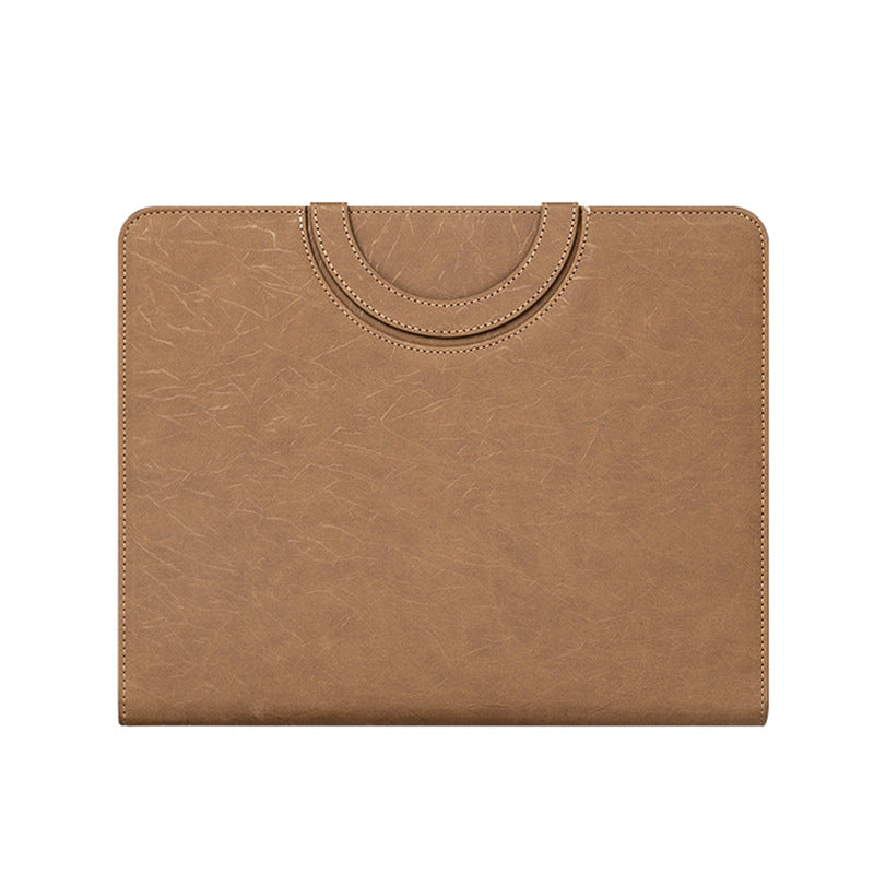 A4 Pro Business Leather Folder Bag