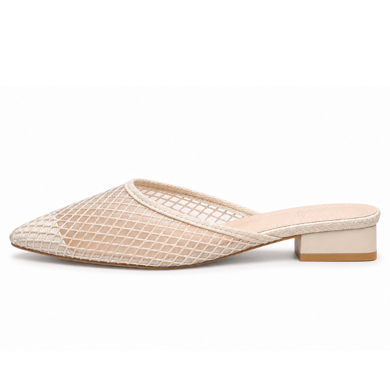 Luna Mesh Pointed Toe Pumps