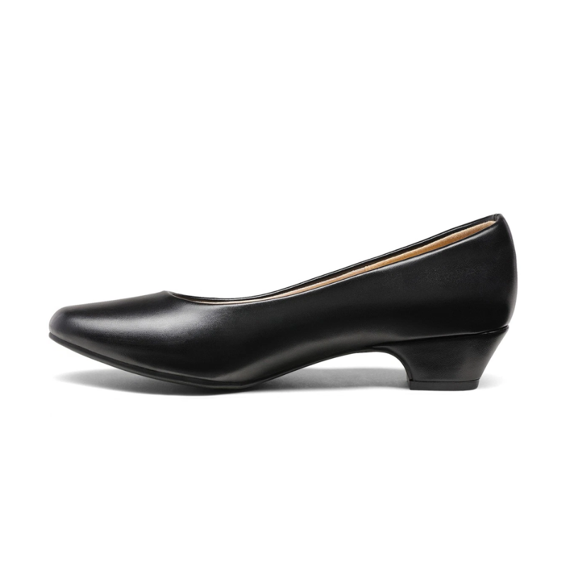 Elegant Square Toe Low Heel Pumps