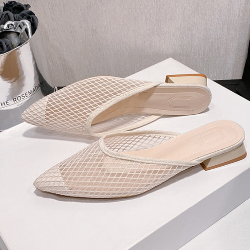 Luna Mesh Pointed Toe Pumps