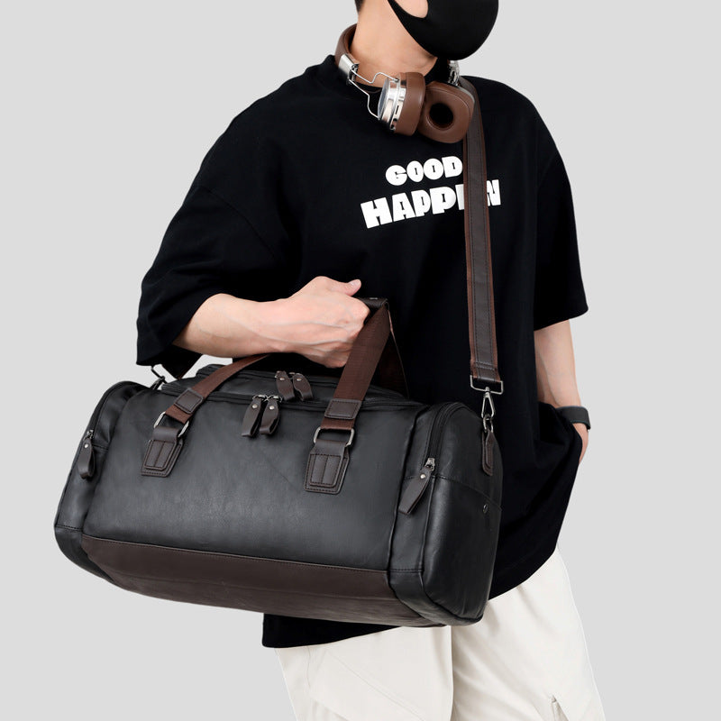 Vantro Leather Duffle Bag