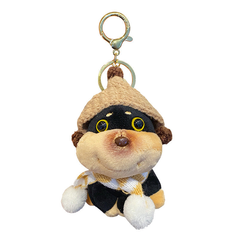 DIY Bee Puppy Plush Bag Charm for Girls