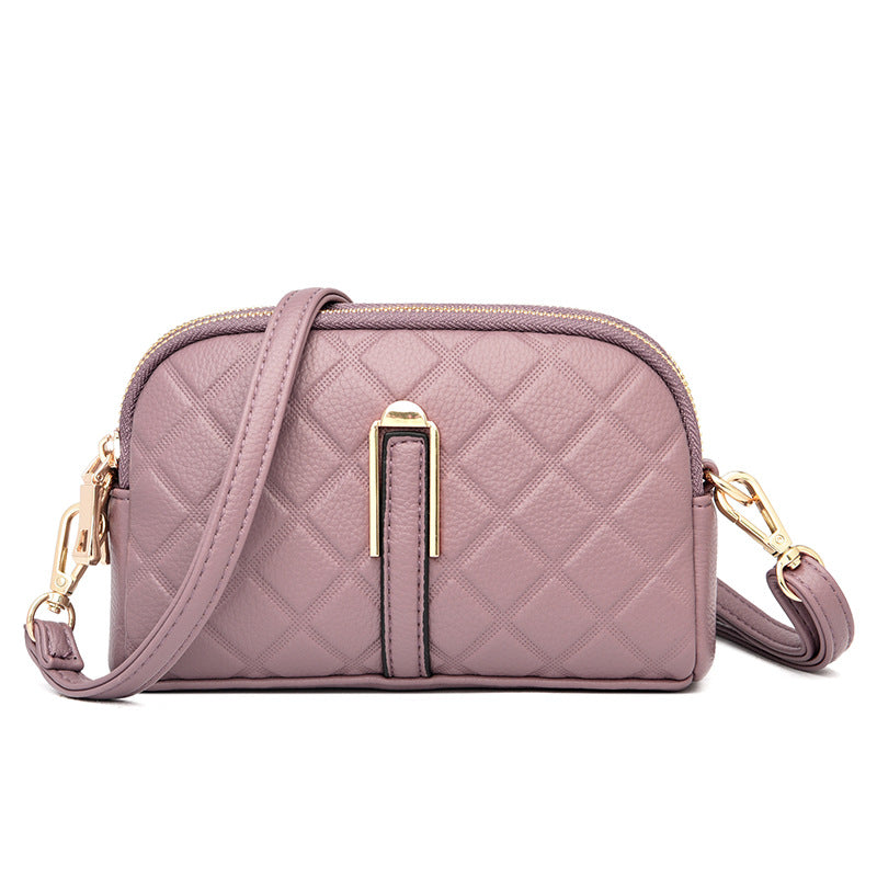 Signature Quilted Designer Crossbody Bag