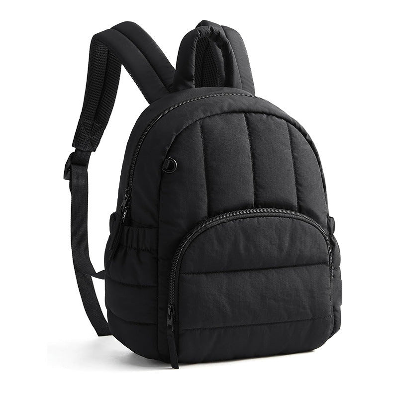 Veloura Quilted Mini Backpack