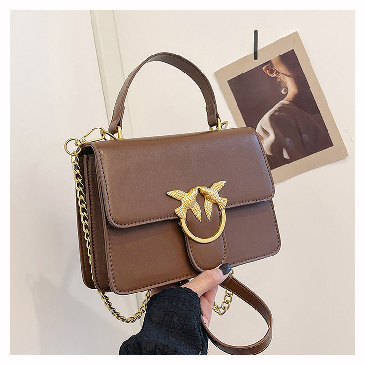 Aurelia Bird Lock Handbag