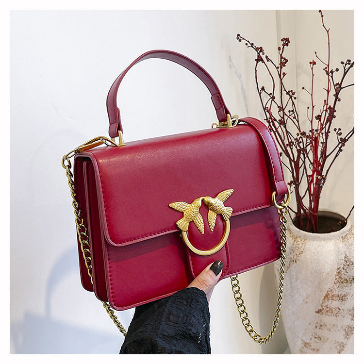 Aurelia Bird Lock Handbag