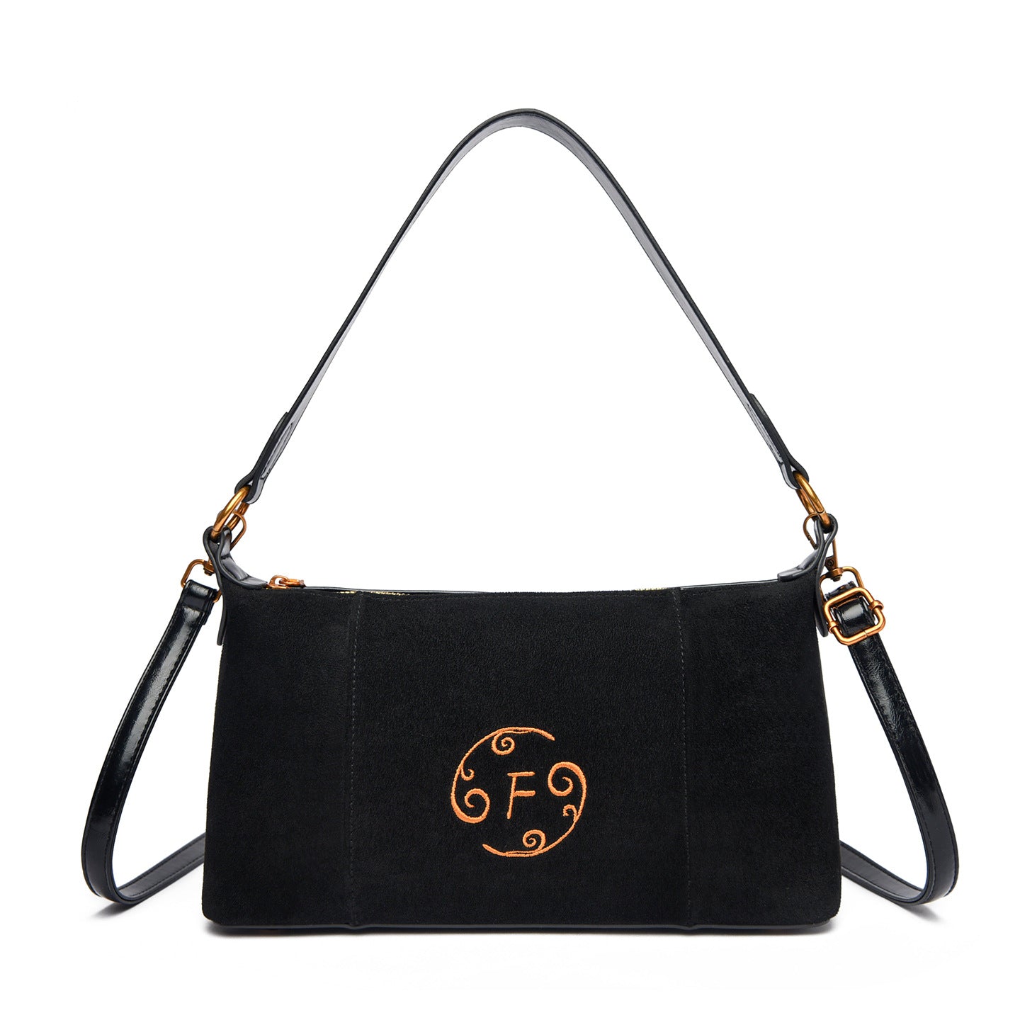 Embro Suede Retro Square Shoulder Bag