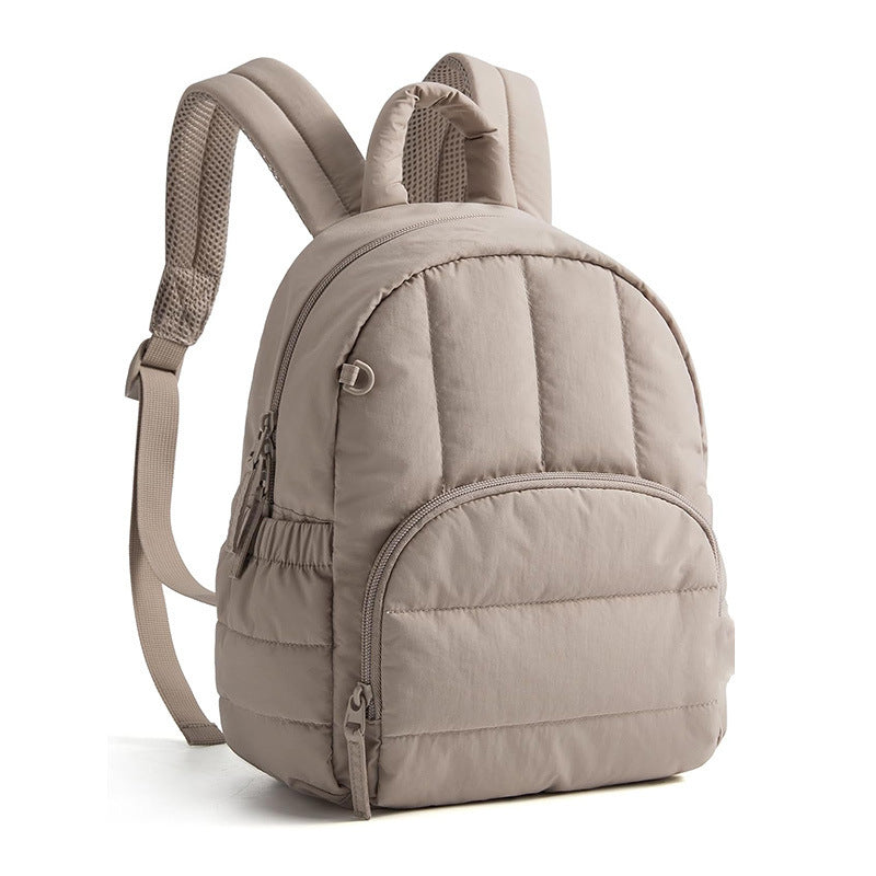 Veloura Quilted Mini Backpack