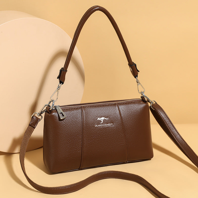 Patch Craft Simple Shoulder Bag