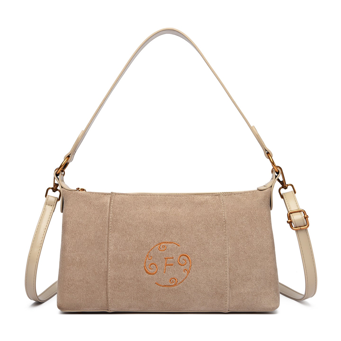 Embro Suede Retro Square Shoulder Bag
