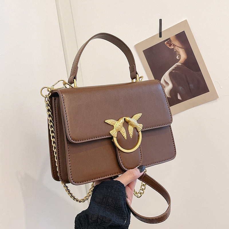 Aurelia Bird Lock Handbag