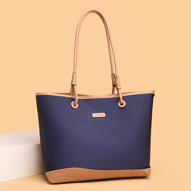 Dual Tone Carry Tote Bag