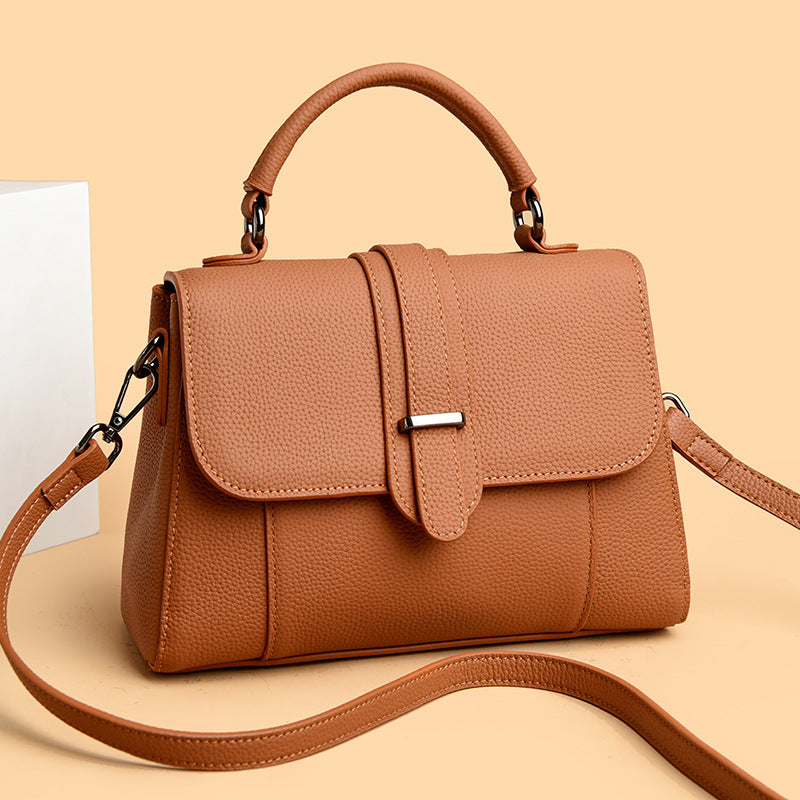 Cowhide Style Core Handbag