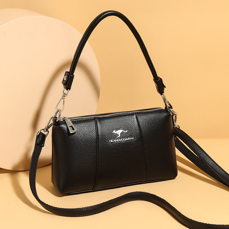 Patch Craft Simple Shoulder Bag