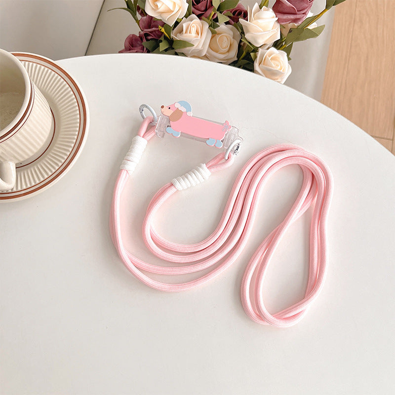 Cute Puppy Phone Charm Holder
