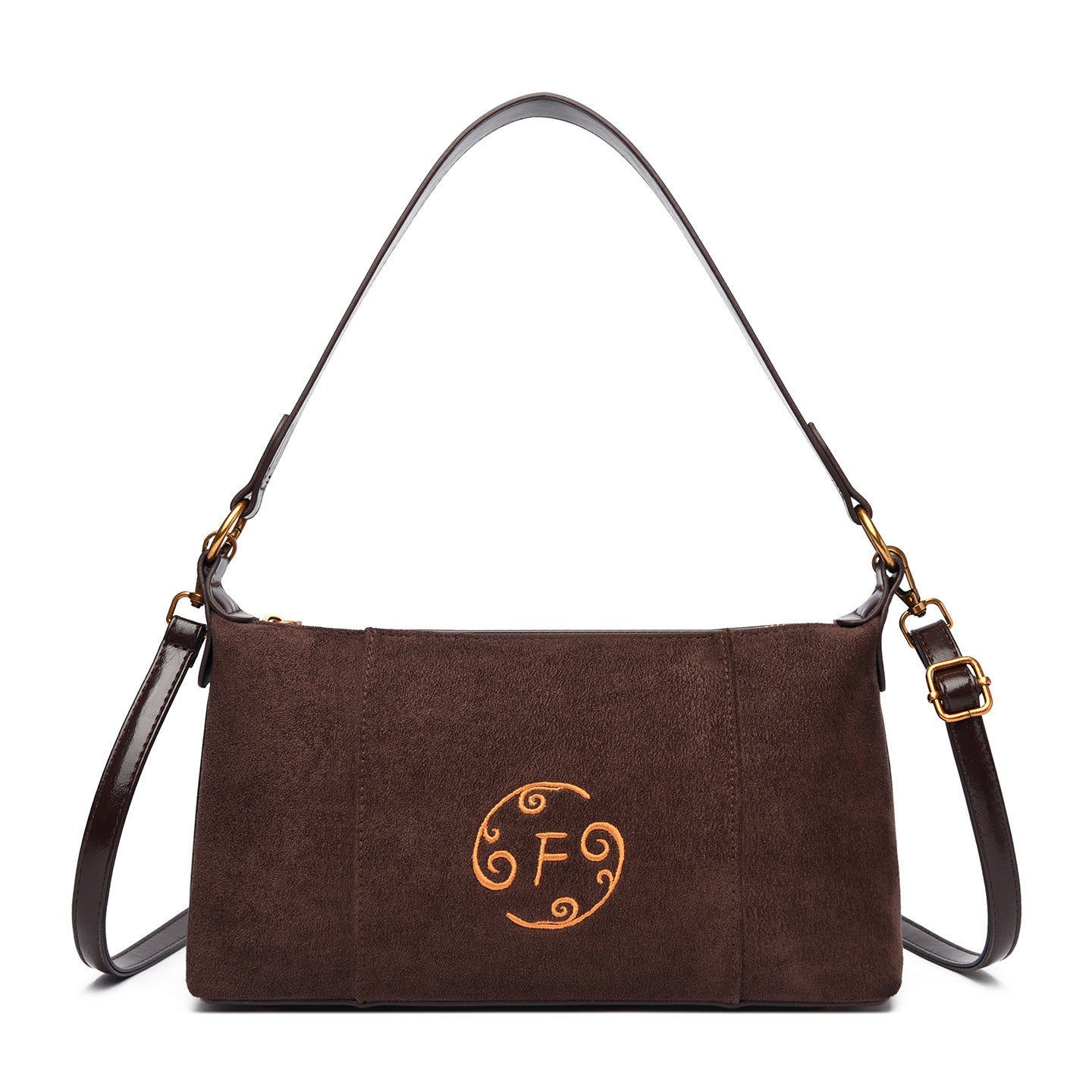 Embro Suede Retro Square Shoulder Bag