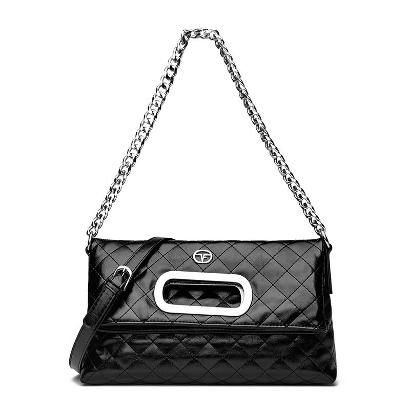 Flex Fold Genuine Leather Shoulder Bag